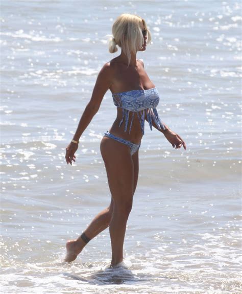 Shauna Sand In Bikini On The Beach In Malibu Celebmafia