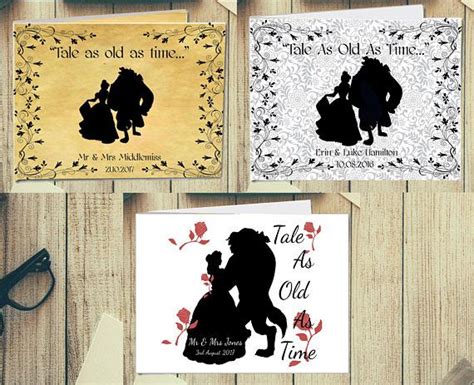Beauty And The Beast Belle Personalised Wedding Guest Book