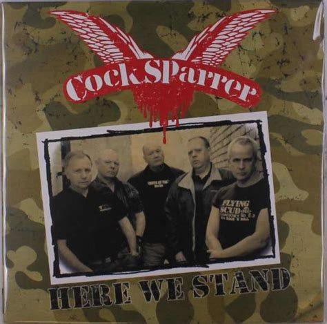 Cock Sparrer Here We Stand Smoke Clear W Black Splatter Vinyl Lp Jpc