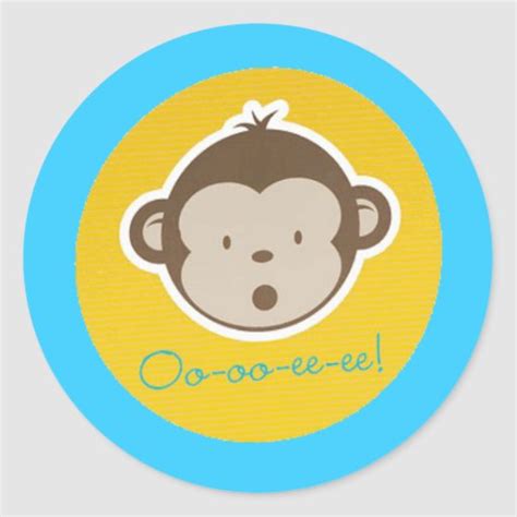 Mod Monkey Sticker Zazzle