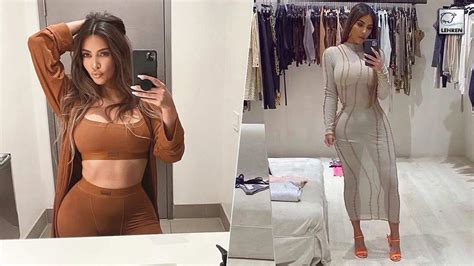 kim kardashian oozes hotness as she shares a stunning mirror selfie