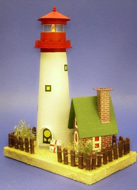 templates  lighthouse  beach house cardboard paper