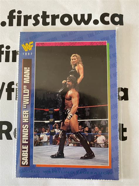 Sable And Marc Mero 1997 Wwf Magazine Card Rare 76 First Row Collectibles