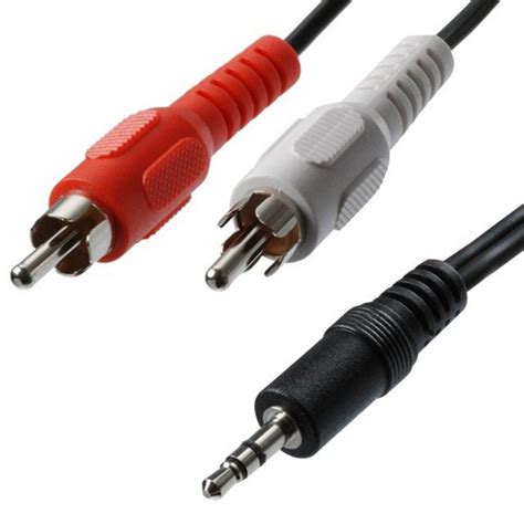 Basically you need a few 3.5mm to rca adapters. 3.5mm Stereo Jack Plug 2x RCA Phono Plug Lead Cable