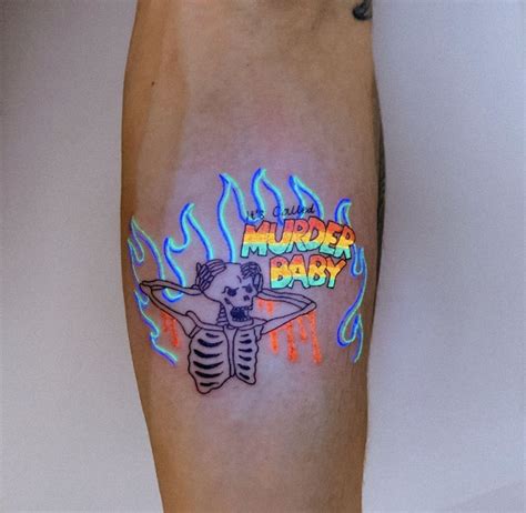 Cool Uv Tattoo By Tukoi In 2020 Uv Tattoo Tattoos Tattoo Artists