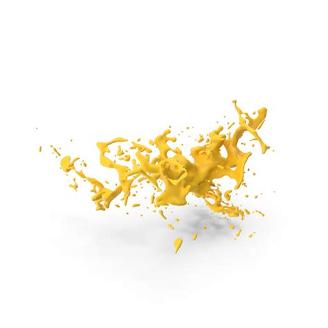 Yellow Liquid Splash Png Images And Psds For Download Pixelsquid