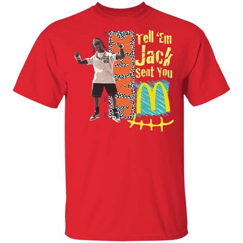 Travis Scott Mcdonalds Cactus Jack Merch Jack Smile T Shirt Ii Tipatee