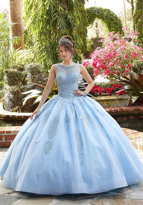 Beaded Illusion Quinceanera Dress By Mori Lee Valencia 60122
