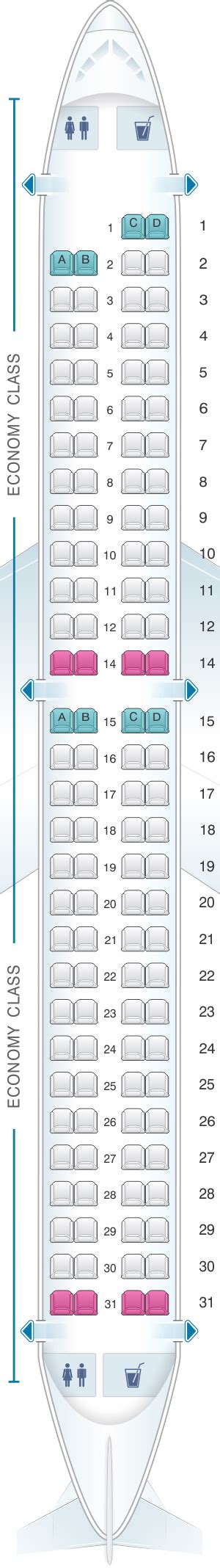 Seat Map Anadolujet Embraer 195 Seatmaestro