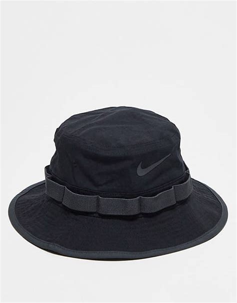 Nike Boonie Bucket Hat In Black Asos