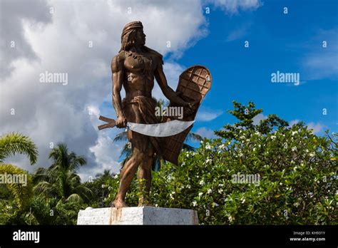 Asia Philippines Cebu Mactan Mactan Shrine Statue Of Lapu Lapu