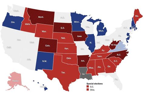 Red States Blue States Map