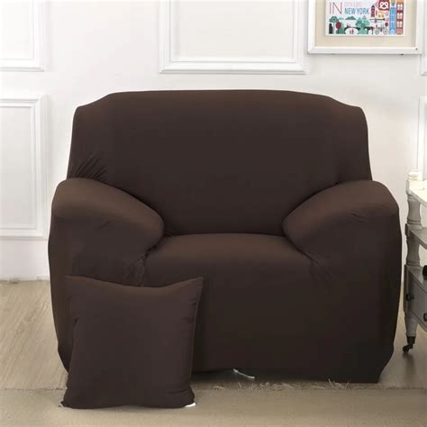 90 140cm Elastic Polyester Sofa Cover Pure Color Stretch Slipcover Flexible Chair Dustcoat