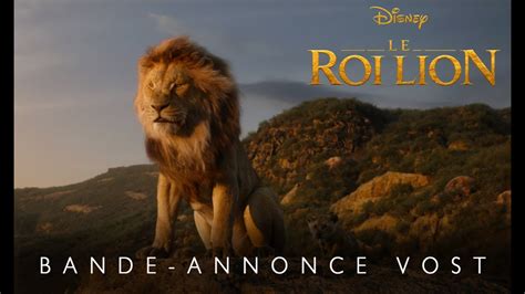 Le Roi Lion 2019 Bande Annonce Vost Disney Be Youtube
