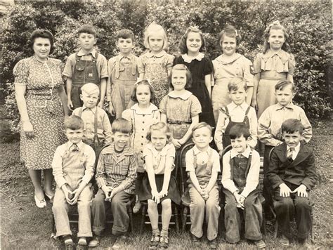 And A Third School Photo From The 1940s School Daze School Girl