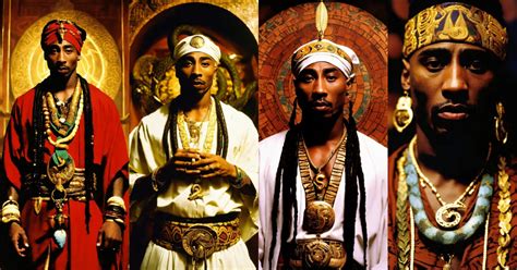 Lexica Tupac Shakur As Amaru Serpent Priest In Full Ceremony Dress