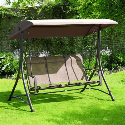 Besides good quality brands, you'll also find plenty of discounts when you shop for canopy for swing during big sales. Transcontinental Outdoor Havana Steel 3 Seat Porch Swing ...