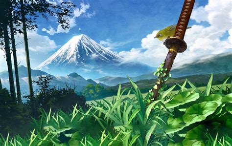 Anime Mountain Wallpapers Top Free Anime Mountain Backgrounds