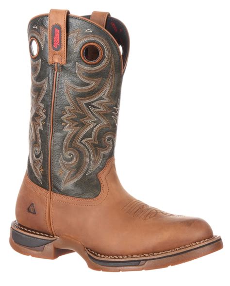 Rocky Mens Long Range Waterproof Western Boots Fort Brands
