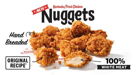 Kfc® Introduces New Kentucky Fried Chicken Nuggets Made With 100 White Meat Chicken And Hand