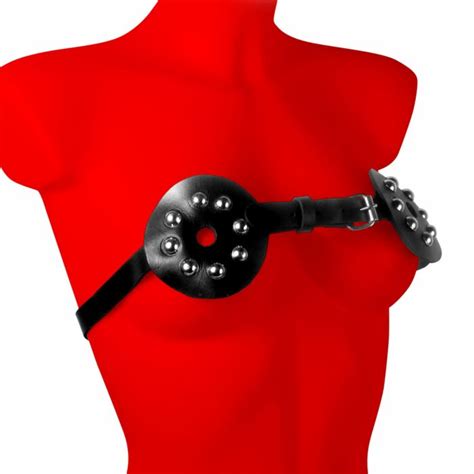 Strict Leather Studded Spiked Breast Binder With Nipple Holes Uberkinky