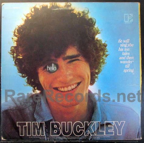 Tim Buckley Goodbye And Hello 1976 Uk Lp