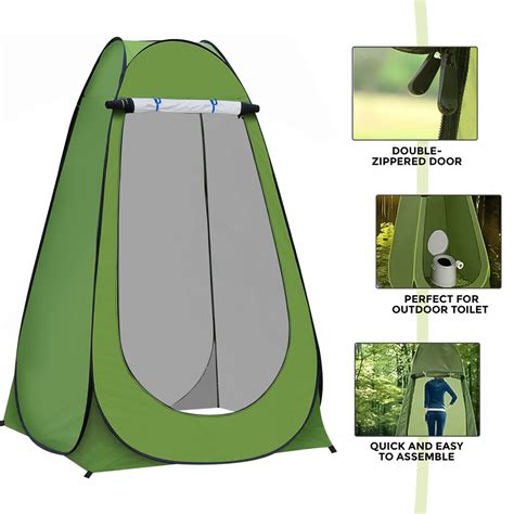 Portable Outdoor Pop Up Privacy Tent Camping Shower Toilet Changing