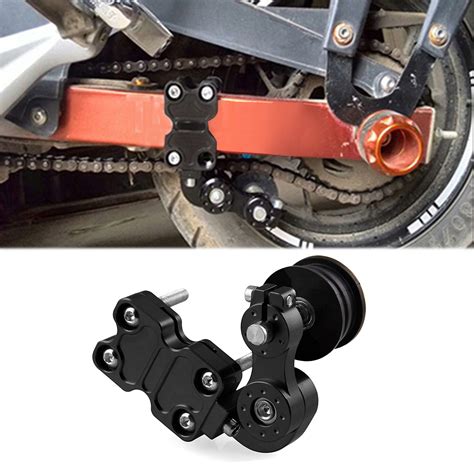 Universal Portable Motorcycle Adjuster Chain Tensioner Bolt On Roller ...