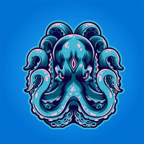 Premium Vector The Mythical Octopus