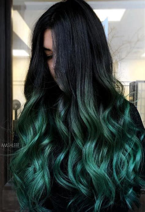63 Offbeat Green Hair Color Ideas To Inspire