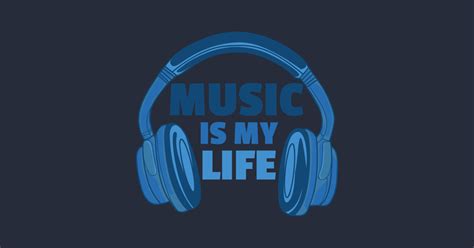 Music Is My Life Lifestyle T Shirt Teepublic