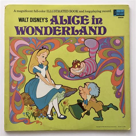 Alice In Wonderland Lp Vinyl Record Album Disneyland 3909 Pop