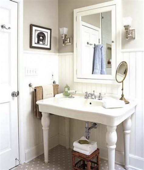 An oversized mirror visually doubles the small space's square footage. Latest Design News: Vintage Bathroom Design Ideas | News and Events by Maison Valentina | Luxury ...