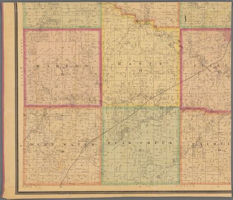 Map Of Henry County Missouri Nypl Digital Collections