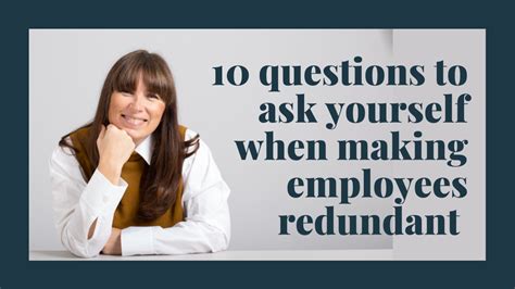 10 questions to ask yourself when making employees redundant