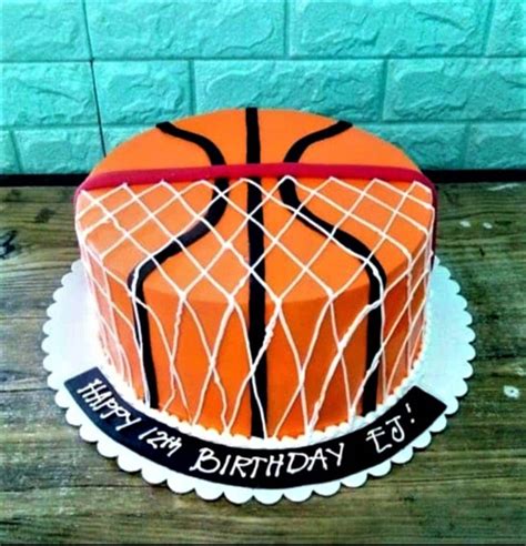 Basketball Cake 1128 Cakes And Memories Bakeshop