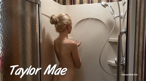 Taylor Mae 4 Minute Nude Hot Steamy Shower Tease Sensual Nude Girls Clips4sale