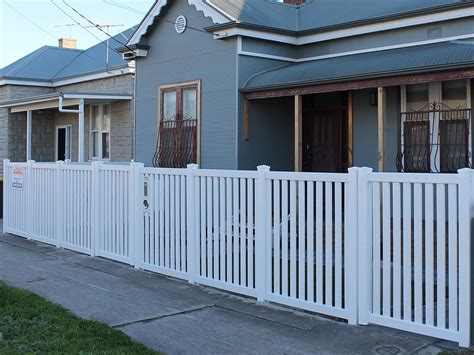 12m High Windsor Picket Fence With Standard Post Caps Polvin Fencing
