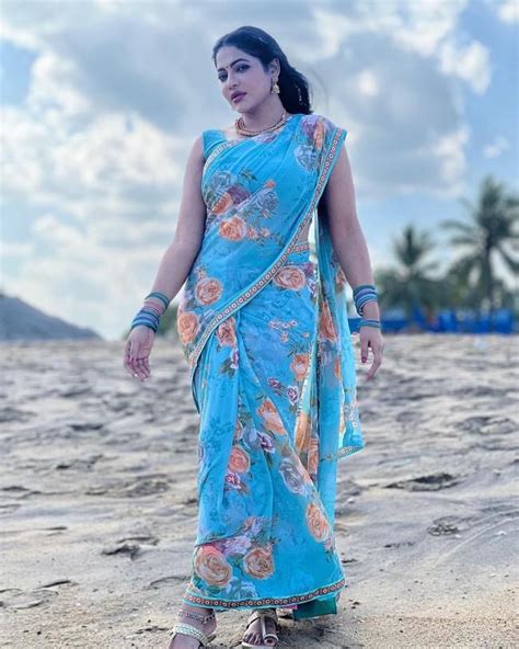 Reshma Pasupuleti Looking Pretty In Saree Telugu Rajyam Photos