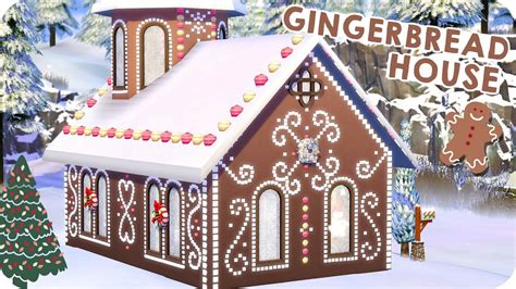 Gingerbread House Sims 4 Speed Build Youtube