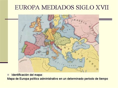 Mapa De Europa A Mediados Del Siglo Xviii