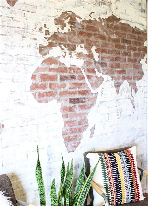 Diy Faux Brick Wall Indoor Accent Wall Classy Clutter