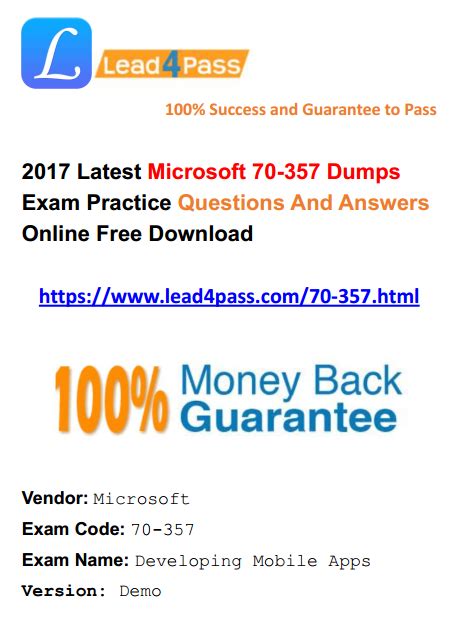 2017 Latest Microsoft Version 70 357 Dumps Latest Microsoft Exam