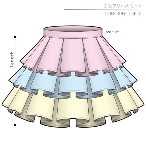 Tier Ruffle Skirt Sewing Patterns DRCOS Patterns How To Make