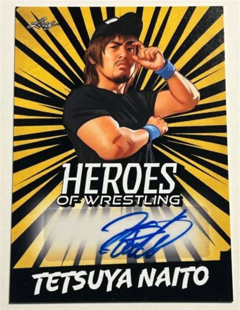 2023 LEAF HEROES Of Wrestling TETSUYA NAITO Japan Gold Parallel