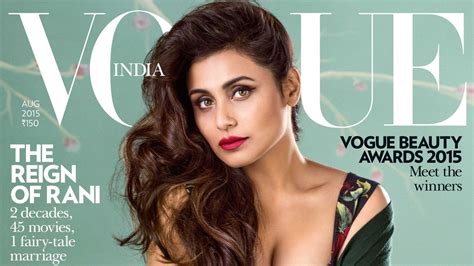 How To Get Rani Mukerjis Vogue Cover Girl Look Vogue India