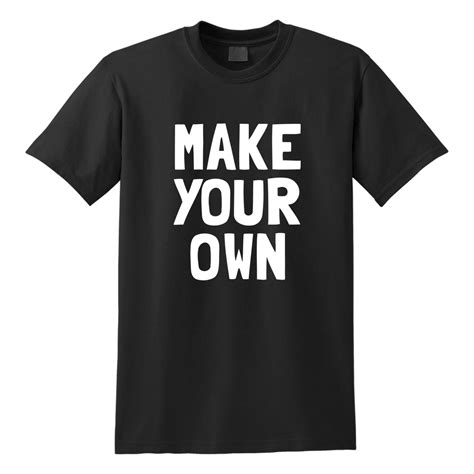 Make Your Own T Shirt