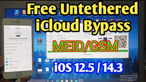 Free ICloud Bypass Untethered MEID GSM IOS 14 3 12 5 13 7 Facetime Siri