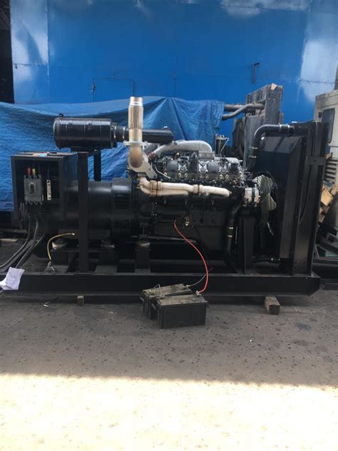 Genset Mitsubishi Recondition 250 Kva 8dc9t Open Genset Bekas