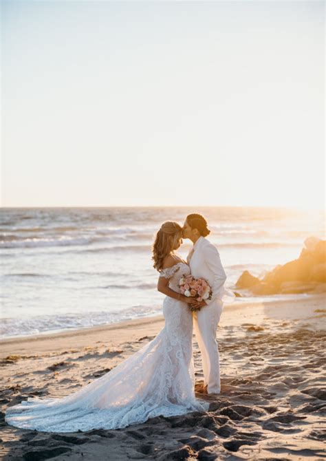 Oceanfront Malibu Wedding With A Glam Feel Weddingomania
